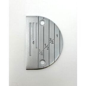 MACOSKI Supplies for New Silver Needle Plate FITS JUKI 1181 with LINE Guage Long Slot for Feed Dog DIY for Sewing Machines Accessories