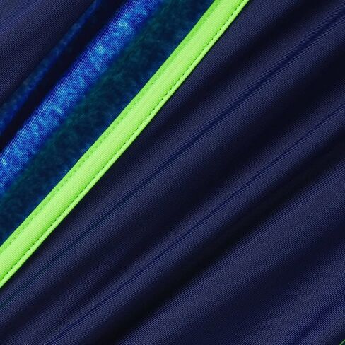 Speedo Girls Racerback Sport Splice One Piece Swimsuit (US, Alpha, X-Small, Regular, Turkish Sea Blue/Neon Light Green) in Saudi Arabia