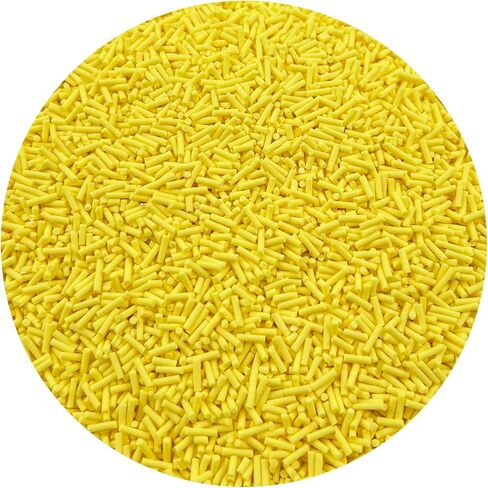 150g Fake Sprinkles Resin Sprinkles Clay Sprinkles Fake Candy Sprinkles Polymer Sprinkles Polymer Clay Slices for Resin Nail Slime Scrapbook DIY Art Crafts Making(235-yellow) in Kuwait