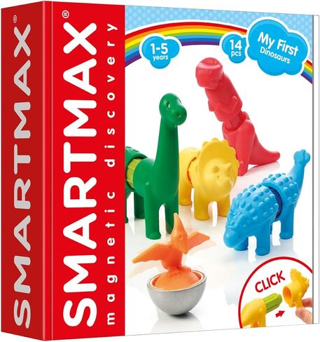 SmartMax - Dinosaurs الأول ، مجموعة Discovery Play ، 14 قطعة ، 1-5 سنوات in Kuwait