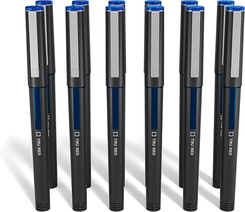 Tru Red TR57325 Rollerball Als ، Fine Point ، Blue ، Dozen/Pack in Kuwait