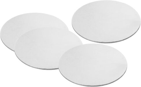 PATIKIL 75mm Steel Disc, 4Pcs Metal Stamping Blanks Tags Circle Round Metal Plate Strike DIY 304 Stainless Steel for Laser Engraving Stamping Craft Name Tag in Saudi Arabia