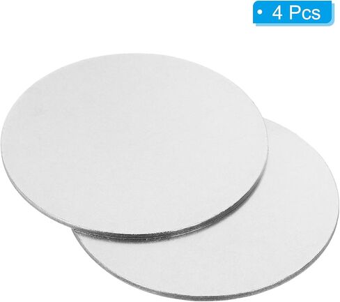 PATIKIL 75mm Steel Disc, 4Pcs Metal Stamping Blanks Tags Circle Round Metal Plate Strike DIY 304 Stainless Steel for Laser Engraving Stamping Craft Name Tag in Saudi Arabia