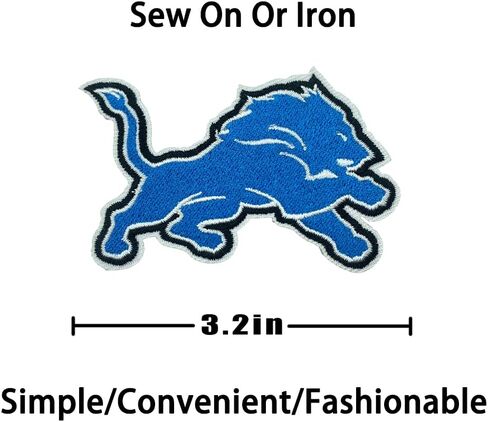 6 Pcs Sports Styles Embroidered Patches for Lions Sew On/Iron On Patch Applique for Clothes, Dress, Hat, Jeans, DIY Accessories (SPORTS04) in Saudi Arabia