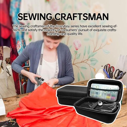 Handheld Sewing Machine, Portable Sewing Machine with Storage, Electric Switch, Two Speed Modes, Easy to Operate, Portable Mini Sewing Machine, Sewing Machine for Beginners.（Dark Black） in Kuwait