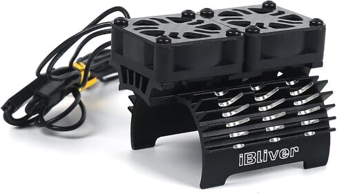 RC Cooling Fan Two 8.4V 27000RPM Alluminum RC Car Motor Fan with Heatsink for Diameter 40/42mm Motor RC Car 1/8 1/10 in Kuwait