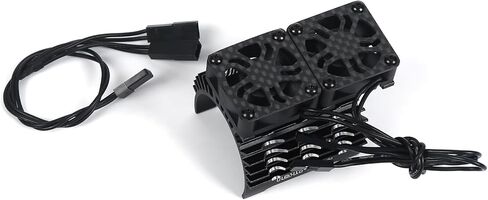 RC Cooling Fan Two 8.4V 27000RPM Alluminum RC Car Motor Fan with Heatsink for Diameter 40/42mm Motor RC Car 1/8 1/10 in Kuwait