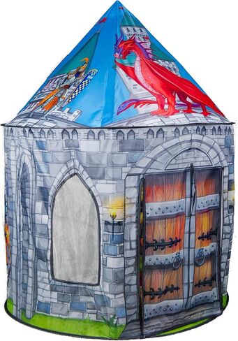 Impirilux Knight & Dragon Castle Play Playhouse | يطفو على يطفو على الأطفال | ألعاب للأطفال الأولاد والبنات ، والأطفال يلعبون خيمة in Kuwait