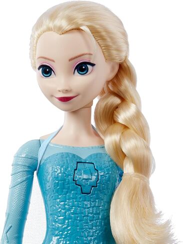 Mattel Disney Frozen Toys ، يغني دمية إلسا في ملابس مميزة ، يغني "Let It Go" من فيلم Disney Frozen in Saudi Arabia