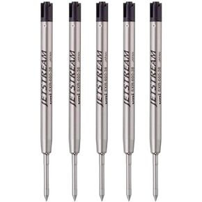 三菱鉛筆 Mitsubishi Pencil SXR60038.24 Jetstream Prime Refill 0.38 mm Black [Bulk 5 Piece Set]