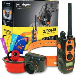 Dogtra 2700T&B E Collar Remote Dog Training and Beeper Collar with 1 Mile Range - For Upland Hunting, Fully Waterproof, Rechargeable, Static, Vibration