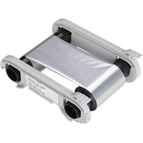 RCT017NAA Silver Ribbon Tape Compatible for Evolis Primacy Zenius Edikio Flex Edikio Duplex Printers 1000 Images