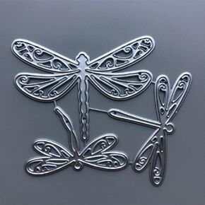 2022 يموت القطع المعدنية الجديدة من Dragonfly لصنع البطاقات.