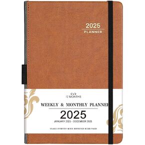2025 Planner - 2025 Weekly Monthly Planner ، يناير 2025 - ديسمبر 2025 ، 5.85 '' X 8.5 '