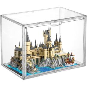 15.7x11.8x9.8 بوصة عرض شاشة للكتلة الكبيرة ، واضحة علبة عرض أكريليك لأشكال النموذج مربع عرض لعبة مقاومة للتربة مع غطاء جذب مغناطيسي in Kuwait