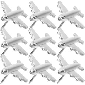 EXCEART 60 pcs Aircraft Pushpin Postcard Drawing pin Lovely Thumb Tacks Decorative pushpins Airplane pushpins Tacks map Push pin Cork Board for Office Cute Push Pins 3D Metal Picture Nail
