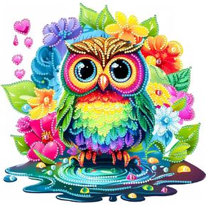 Diamond Painting Kits for Adults Flower, 5D Special Shape Diamond Art Kits for Beginners, Crystal Art Rhinestones Diamond Painting Gem Art Diamond Dots for Home Wall Decoration 12X12inch