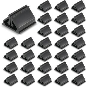 Maitys 30 Pieces Game Card Stands Plastic Card Stands DIY Board Stand for Party Favor (Black)