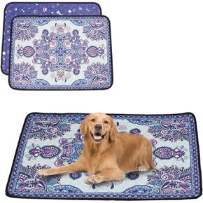 Washable Pee Pads for Dogs 2 Packs, Non-slip Reusable Pee Pads for Dogs, Super Absorbent and Leak-Proof Whelping Pads Waterproof Training Pads for Puppy Dogs, Perfect for Indoor and Travel Use 24"x36"