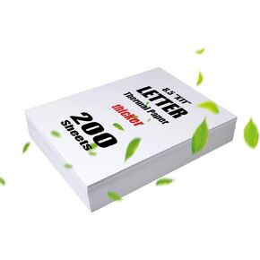 Thermal Printer Paper 8.5 x 11,Thicker,200 Sheets Folded Thermal Paper for Minzhi,Gutherren,Compatible with A40/M08F/C80/A80 Inkless Portable Printer