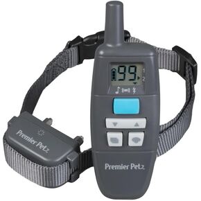 300 Yard Remote Adjustable Trainer for Dogs - Black, Waterproof, Rechargeable, Expandable, 3 Training Modes