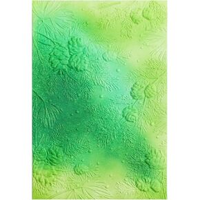 BAOFALI 3D Pine Leaves, Pine Nuts Plastic Embossing Folders for DIY Scrapbooking Photo Album Card Paper Craft Decoration for Card Making,Embossing Template Paper Card Embossing Stencil