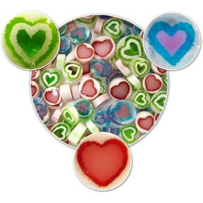 Heart Millefiori Assortment - 96 Coe