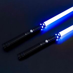 Lightsaber,Dueling Double Light Saber,LED Light Saber with 12 RGB Colors, Lightsabers for 3 Modes,Real Dueling Lightsaber for Adults,Christmas Halloween Present for Kids,2 Pack