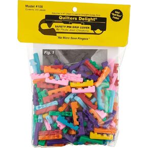 Quilters Delight Safety Pin Covers 200 ct, Multicolor