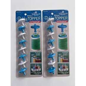 2 Pack Taylor Seville Originals Bobbin Topper – Compatible with Most Bobbin Sizes – Secure Thread Lock Keeps Threads Tidy – Patented Design
