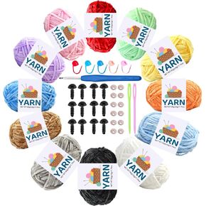12 Chenille Velvet Yarn,Chenille Yarn for Crocheting,Velvet Yarn for Crocheting,Velvet Yarn,Chenille Yarn Crocheting,Velvet Chenille Yarn,Fluffy Yarn