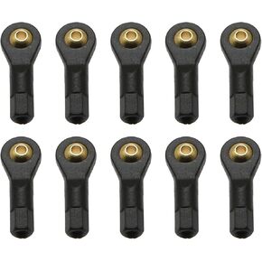 Maxmoral 10PCS Ball Head Holder Tie Rod End M2 Ball Joint Linkage Ball Head Bracket Joint Connecting Rod for RC Hobby Model Car Truck Boat, 19mm