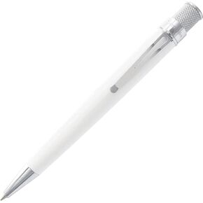 Retro 1951 Tornado™ Classic Lacquer Rollerball Pen - White | Glow-in-the-Dark