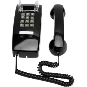 Retro Wall Mounted Telephone with Mechanical Ringing,Classic Corded Phone,Old Wall Mount Phone for Kitchen Home Office Living Room School