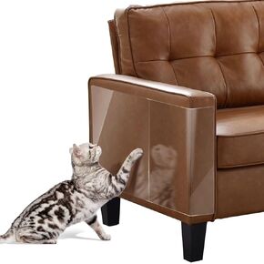 Molain Cat Scratch Furniture Protector ، 12 Pack Clear Couch Corner Protector من مخالب القط ، رادع مضاد للخلع للأثاث ، حماة أريكة الشريط اللزجة من القطط (12 × 8 بوصة) in Kuwait