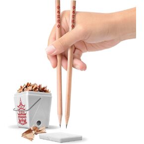 Genuine Fred TSO Sharp Pencils and Sharpener Desk Set, Assorted