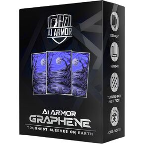 Graphene Series (Colorless) - 100ct Textured Matte TCG/MTG Art Sleeves