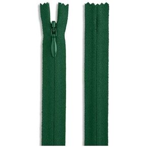 7 inch Invisible Zipper Green Non Separating Zipper Nylon Green Zipper Crafts 7" Zipper for Sewing