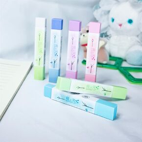 Cute Pencil Erasers, Candy Colors 2B Eraser, Star, Heart Design Fun Party Favor & Office Supplies, Kawaii Drawing Eraser(6 Count Macaron)