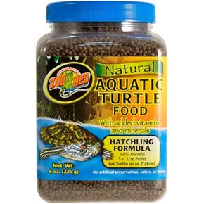 Zoo Med Hatchling Aquatic Turtle Dry Food Micro Pellet 8 oz.