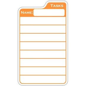 To-do list card for task timer (Acrylic)