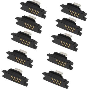 TC51 Sync & Charge Connector for Zebra Symber TC51 TC510K TC52 TC56 TC57 TC57 Handheld Parcode Scanner Mobile Computer ، 7-Pin I/O CONNECTOR RAPPERSION (ADP-TC51-RGIO1-03) (10pcs)