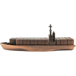 IIV Treasure Gurus Container Cargo Ship Model Die Cast Pencil Sharpener