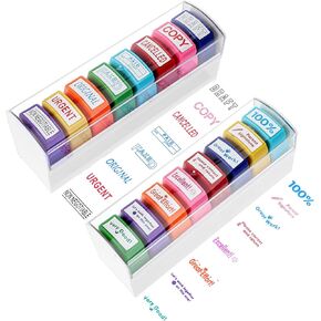 طوابع لتصنيف 16pcs - طوابع طوابع مستطيلة للذات مع رسائل مختلفة in Kuwait