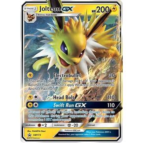 Pokemon – Jolteon GX SM173 – Black Star Promo – Holo - Single Card