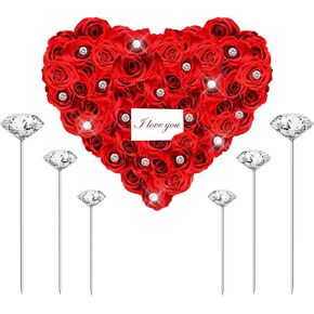 RP Remarkable Power, 600 Pack Crystal Flowers Bouquet Pins Diamond Floral Pin for Wedding Clothes