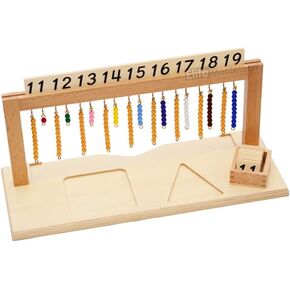 Elite Montessori Teen Bead Hanger with Beads Preschool Learning Material