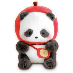 52TOYS Panda Roll Series Stuffed Animal Plush Toy, Super Soft and Adorable Panda Bear with Cute Red Hat Design, Ideal for Cuddling, Display, and Collecting