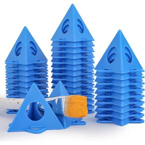 36pcs Painters Pyramids Stands, Paint Triangle Stands, Painting Pyramid for Cabinet & Doors, Painter's Points, Door Painting Triangles, Mini Cones Tripods, Cabinet Pouring Riser Support Accessories