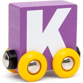 BRIO – Letter Train K | Wooden Train Set Accessory Toy for Kids Age 2 Years Up